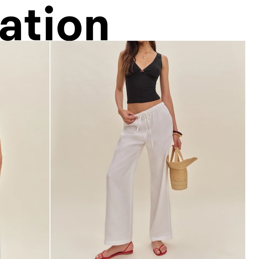 Reformation Rue Pointelle Knit Top